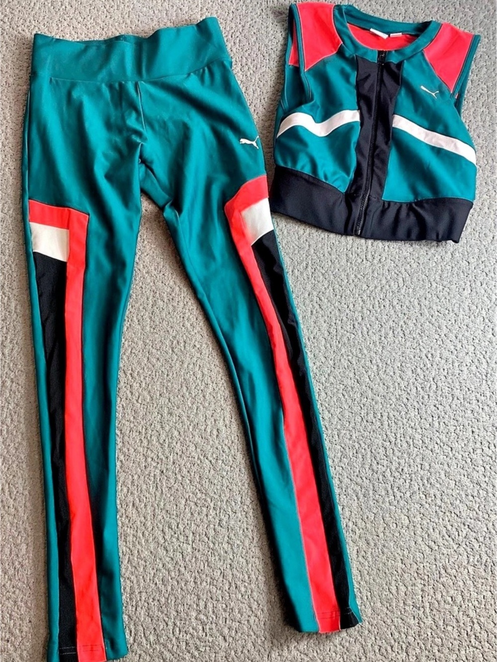 Puma Color Block Track Set Size XSmall